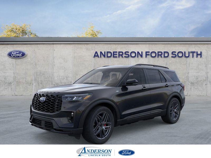 Agate Black Metallic 2026 Ford Explorer ST-Line AWD SUV / Crossover All-Wheel Drive Automatic