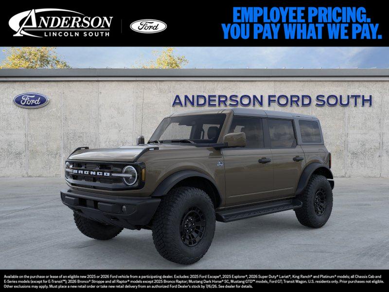 Marsh Gray 2026 Ford Bronco Outer Banks 4-Door 4WD SUV / Crossover Four-Wheel Drive Automatic