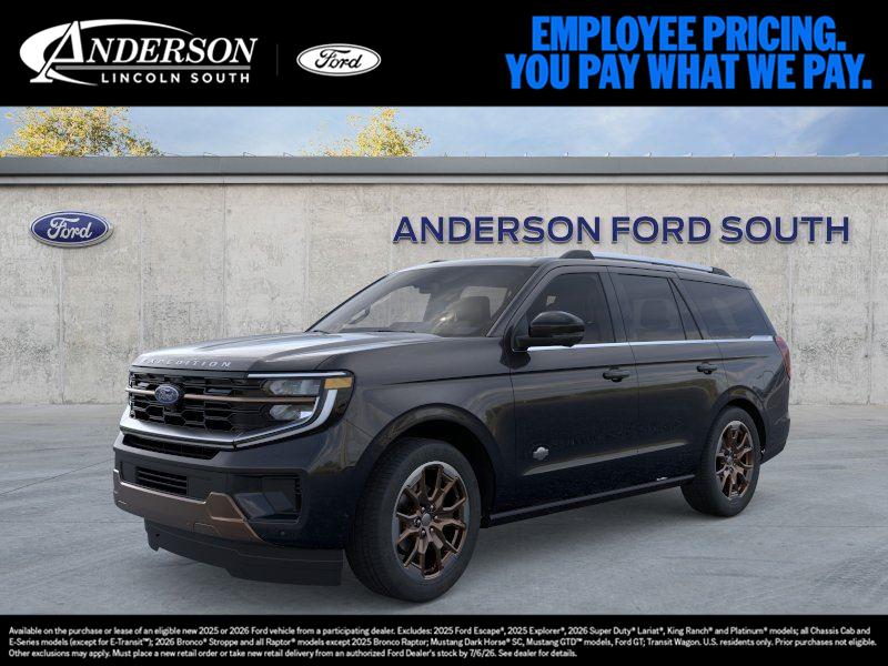Agate Black Metallic 2026 Ford Expedition King Ranch 4WD SUV / Crossover Four-Wheel Drive Automatic