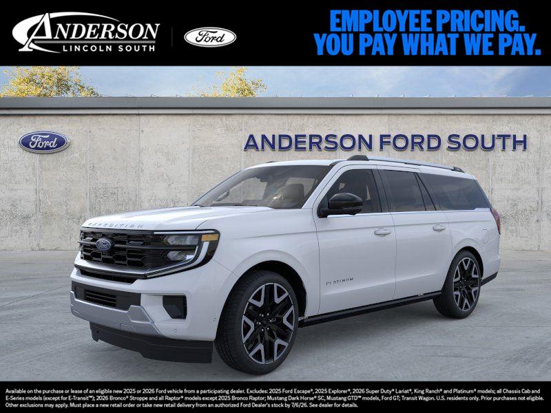 Space Silver Metallic 2026 Ford Expedition MAX Platinum 4WD SUV / Crossover Four-Wheel Drive Automatic