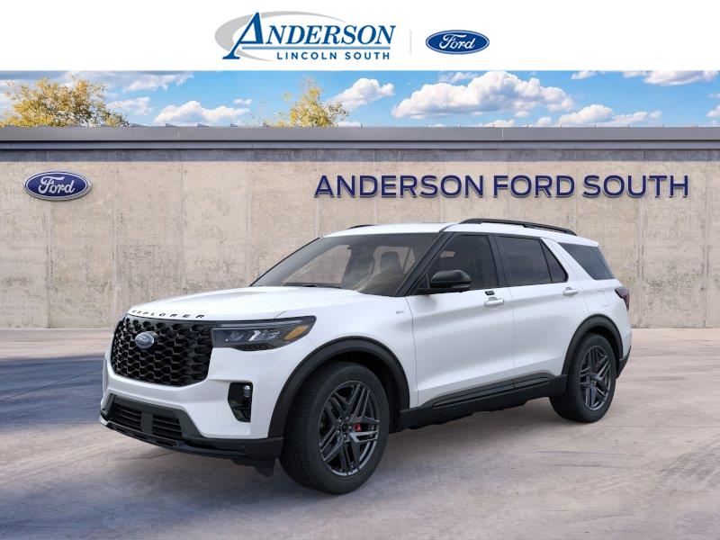 Star White Metallic Tri-Coat 2026 Ford Explorer SUV / Crossover All-Wheel Drive Automatic