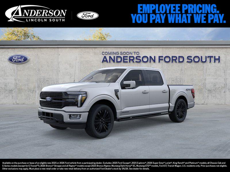 ICONIC SILVER METALLIC 2026 Ford F-150 Platinum SuperCrew 4WD Pickup Truck Four-Wheel Drive