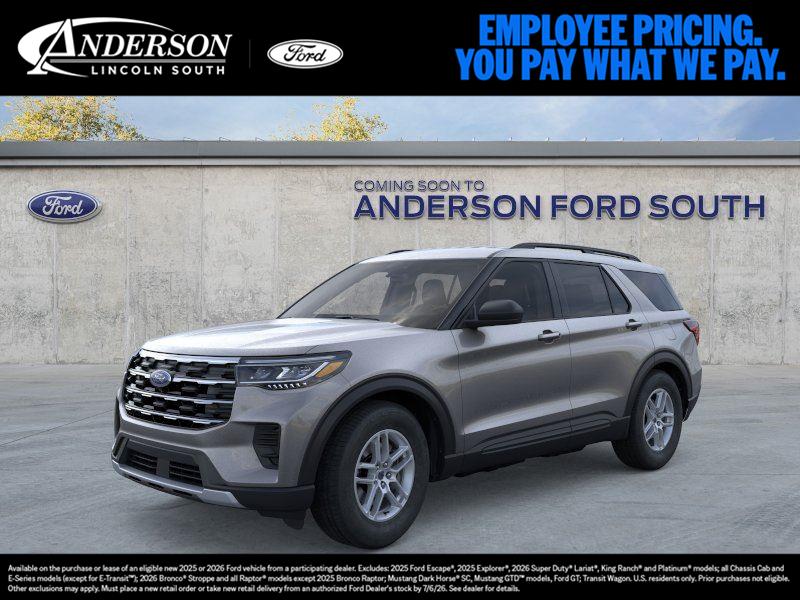 Carbonized Gray Metallic 2026 Ford Explorer SUV / Crossover All-Wheel Drive Automatic