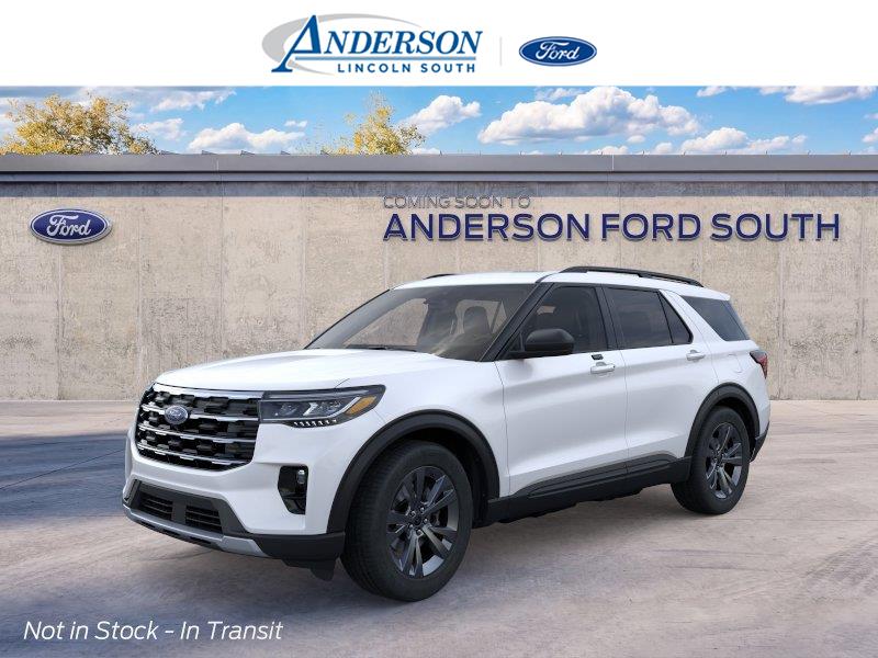 Star White Metallic Tri-Coat 2026 Ford Explorer SUV / Crossover All-Wheel Drive Automatic