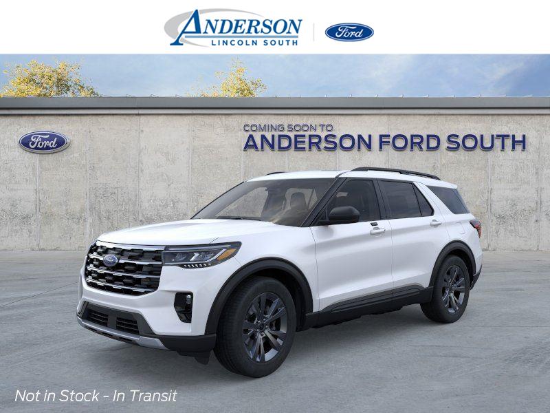 Star White Metallic Tri-Coat 2026 Ford Explorer SUV / Crossover All-Wheel Drive Automatic