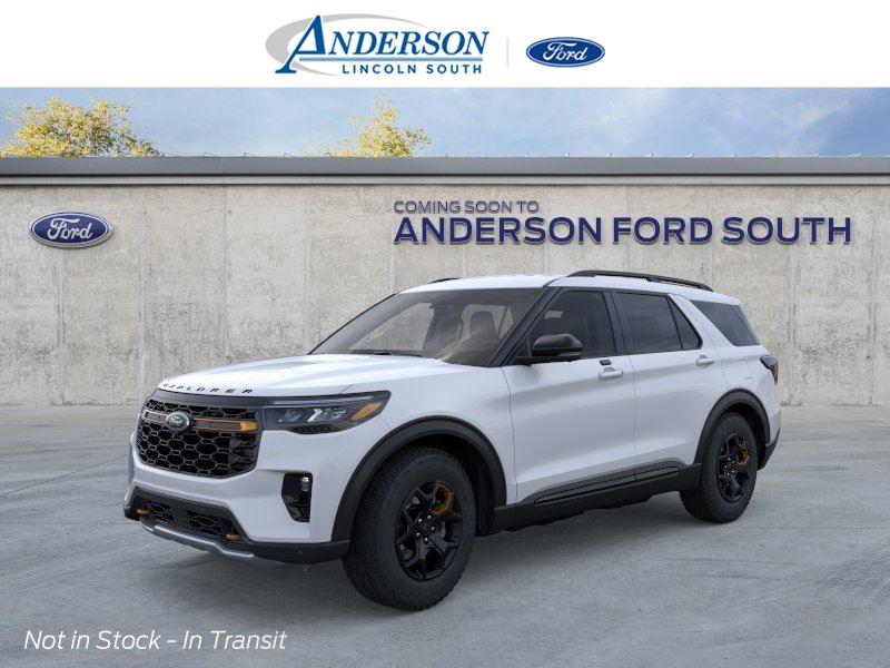 Space White Metallic 2026 Ford Explorer SUV / Crossover All-Wheel Drive Automatic