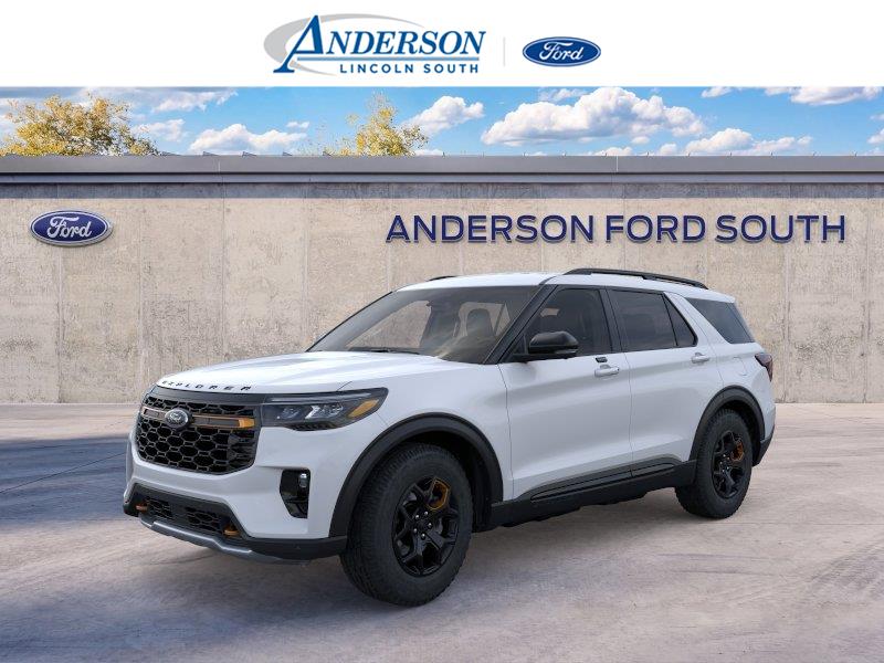 Space White Metallic 2026 Ford Explorer SUV / Crossover All-Wheel Drive Automatic