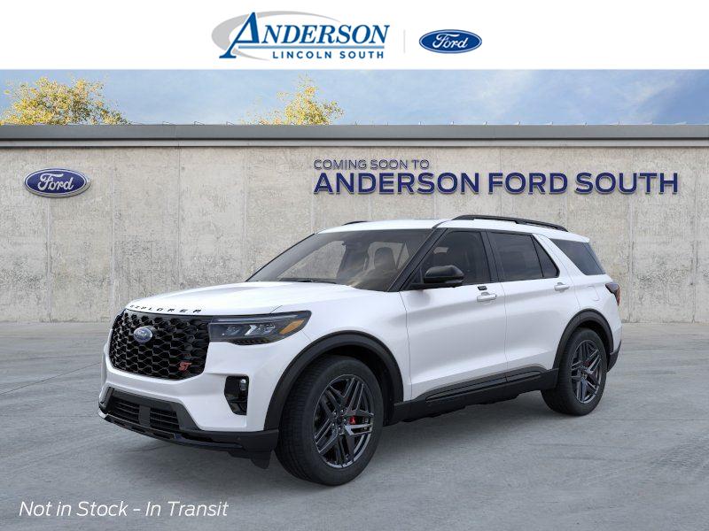 Star White Metallic Tri-Coat 2026 Ford Explorer SUV / Crossover All-Wheel Drive Automatic