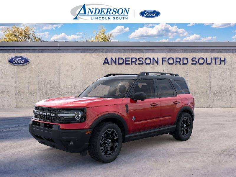 Ruby Red Metallic Tinted Clearcoat 2025 Ford Bronco Sport SUV / Crossover All-Wheel Drive 8-Speed Automatic