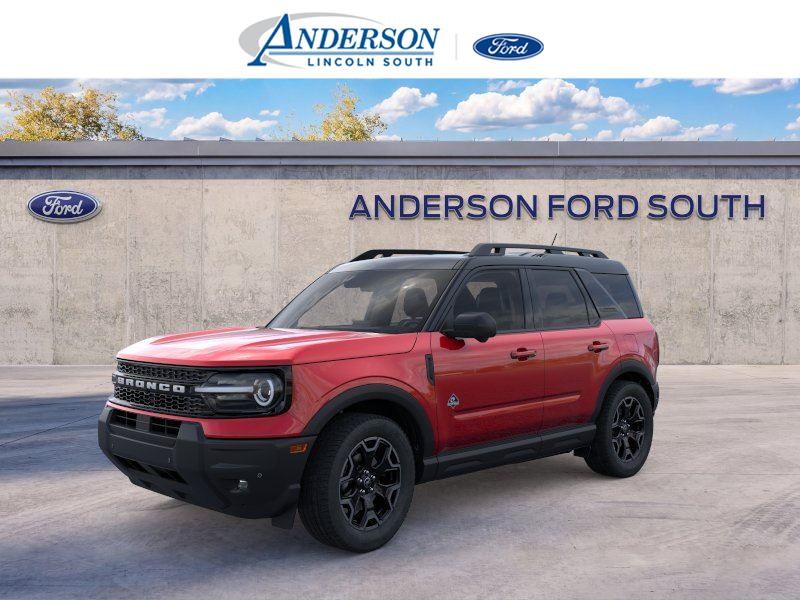 Ruby Red Metallic Tinted Clearcoat 2025 Ford Bronco Sport SUV / Crossover All-Wheel Drive 8-Speed Automatic