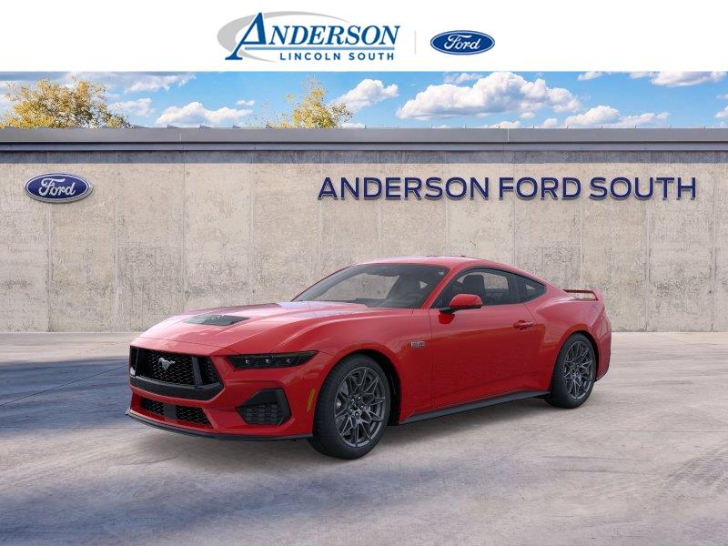 Race Red 2026 Ford Mustang Coupe Rear-Wheel Drive 6-Speed Manual