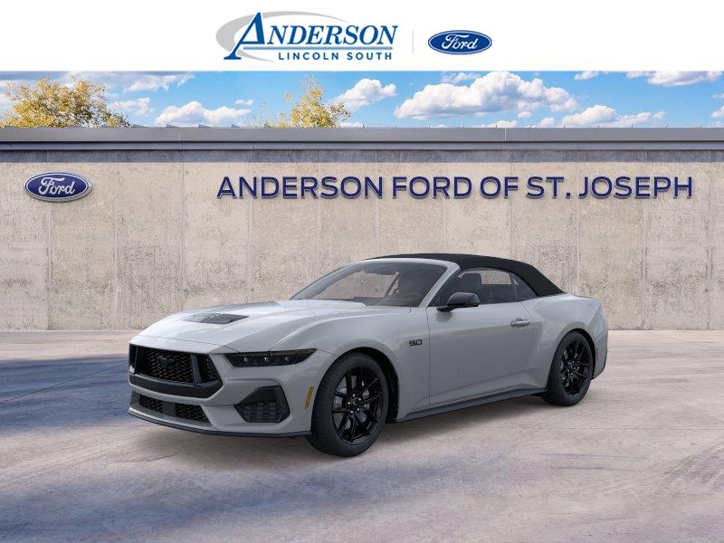 Avalanche Gray 2026 Ford Mustang Convertible Rear-Wheel Drive Automatic