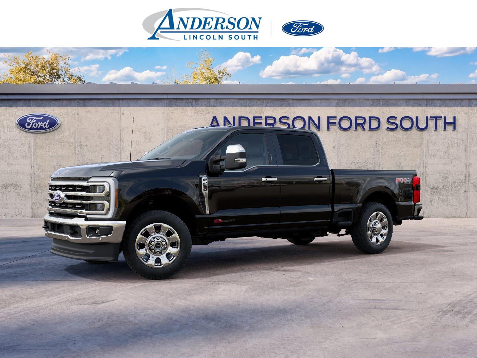 Agate Black Metallic 2027 Ford F-250 Super Duty Pickup Truck Four-Wheel Drive 
