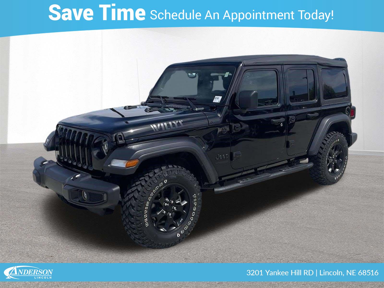 Used 2022 Jeep Wrangler Unlimited Willys Stock: 4001803