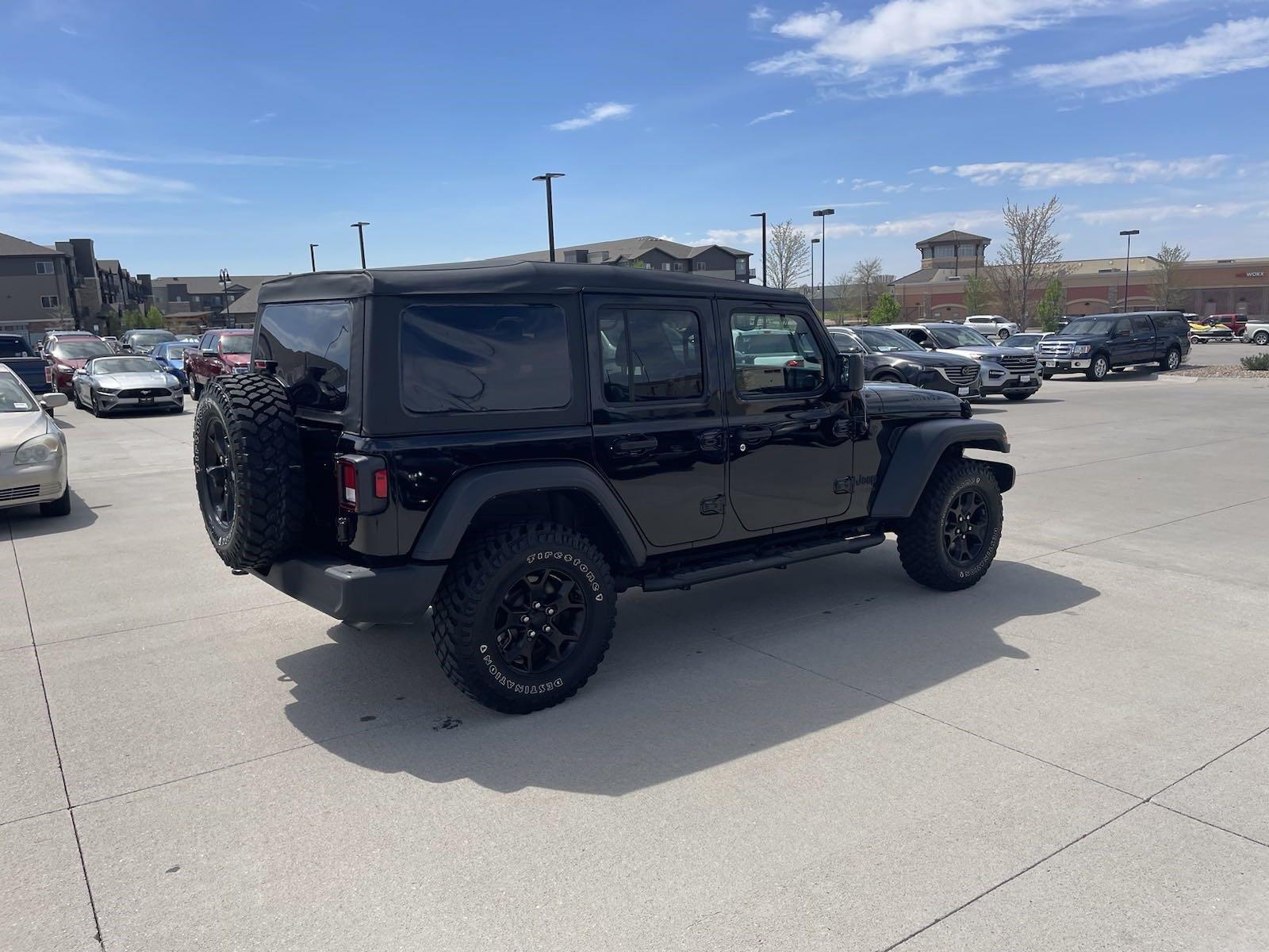 Used 2022 Jeep Wrangler Unlimited Willys SUV for sale in Lincoln NE