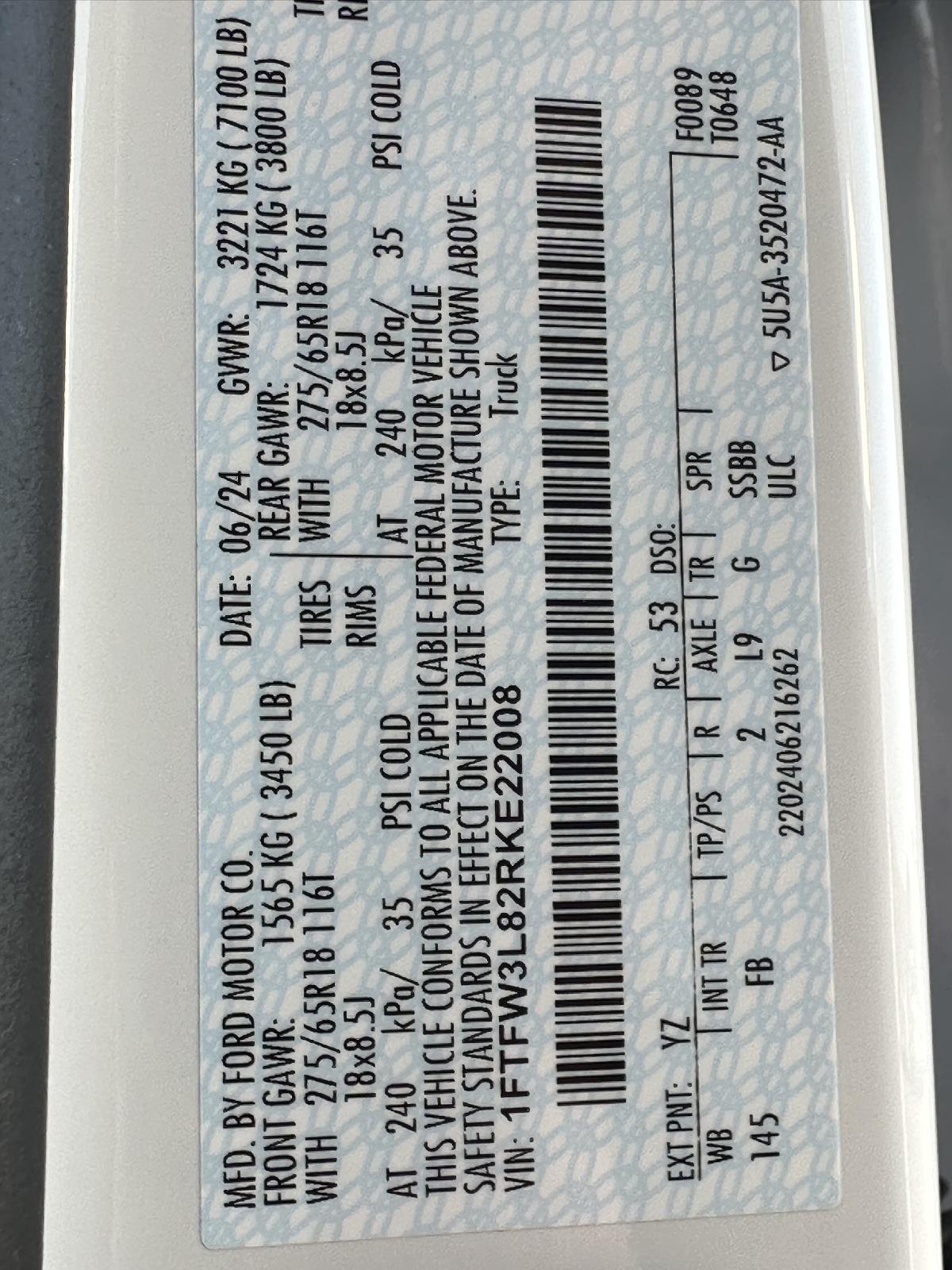 New 2024 Ford F-150 for sale in Lincoln NE