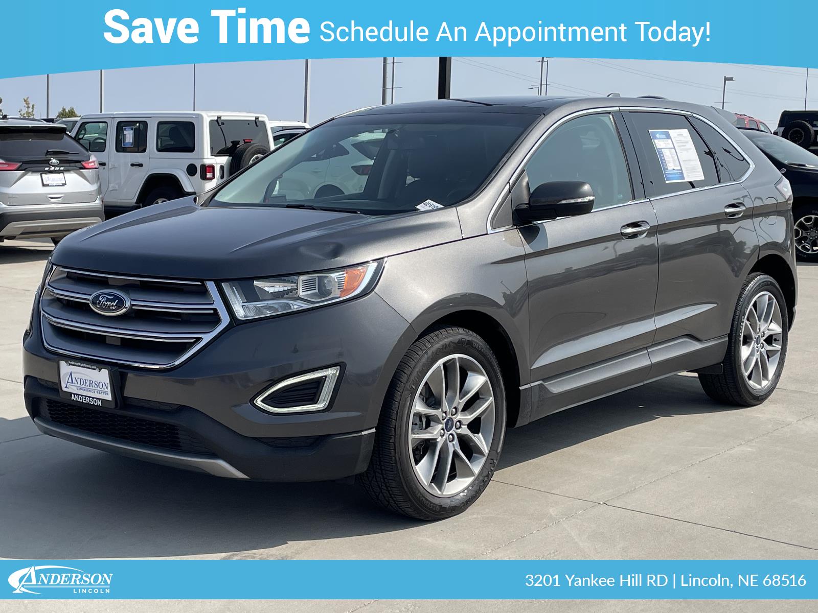 Used 2015 Ford Edge Titanium Stock: 4001618B