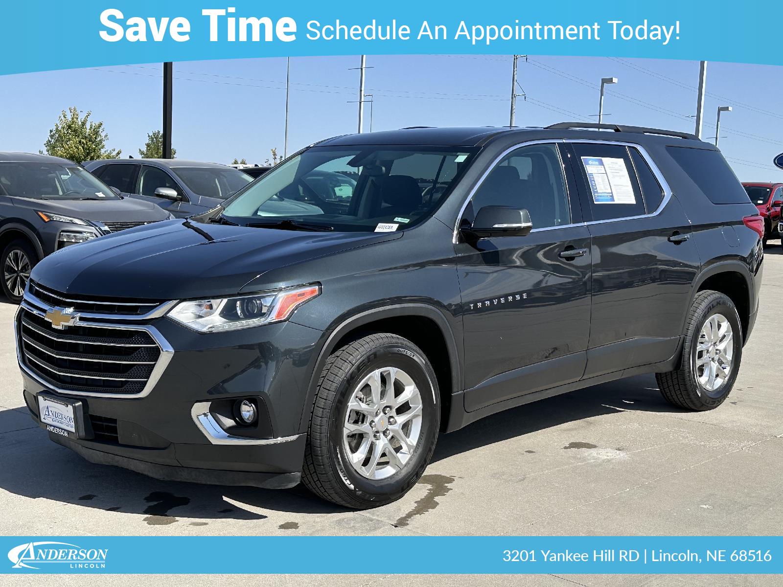 Used 2019 Chevrolet Traverse LT Cloth Stock: 4002438A