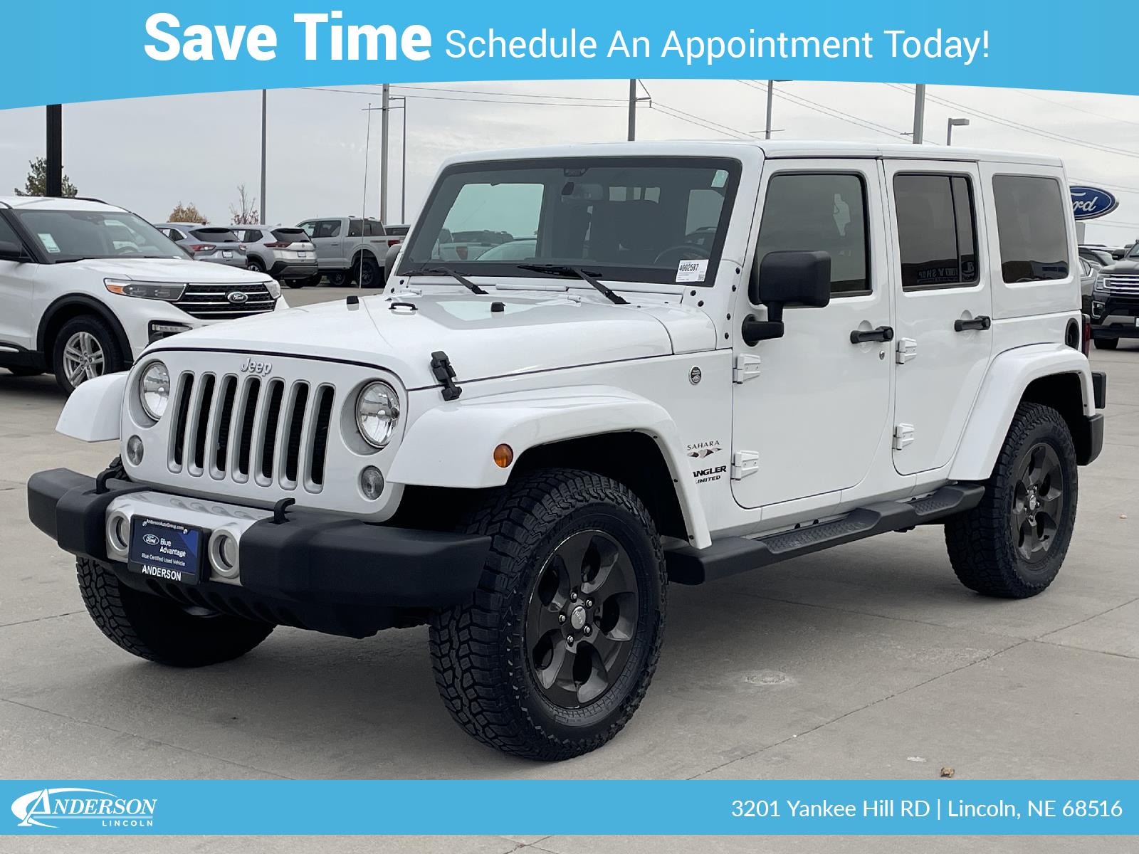 Used 2017 Jeep Wrangler Unlimited Sahara SUV for sale in Lincoln NE