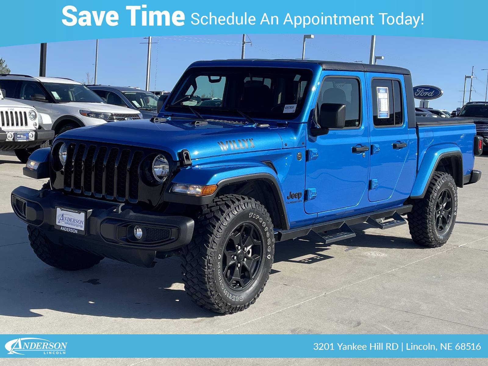 Used 2022 Jeep Gladiator Willys Stock: 4002383A