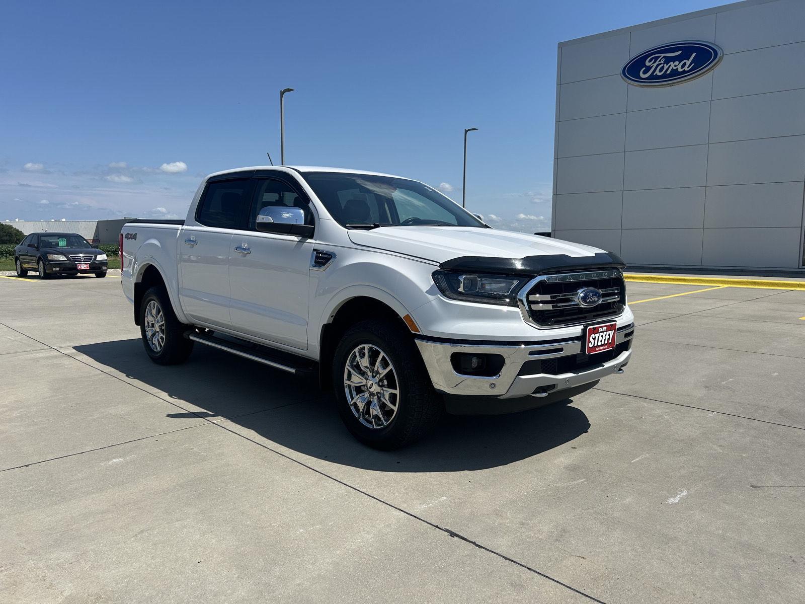 White 2019 Ford Ranger Pickup Truck Four-Wheel Drive Automatic