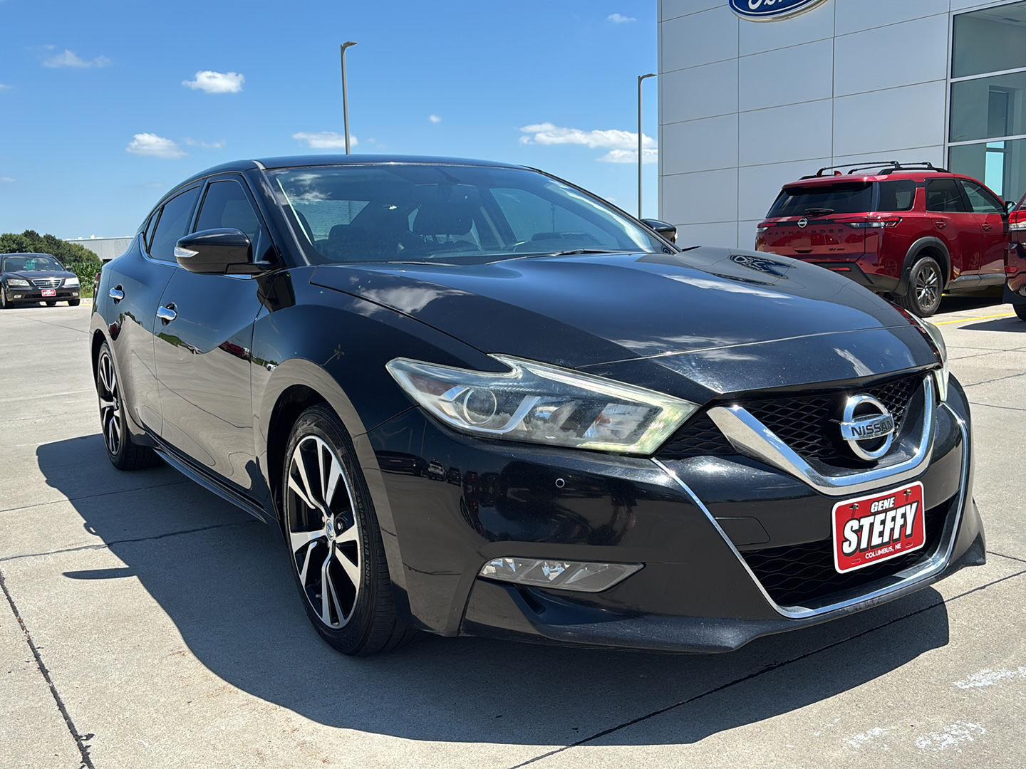 Super Black 2018 Nissan Maxima Sedan Front-Wheel Drive Continuously Variable Transmission