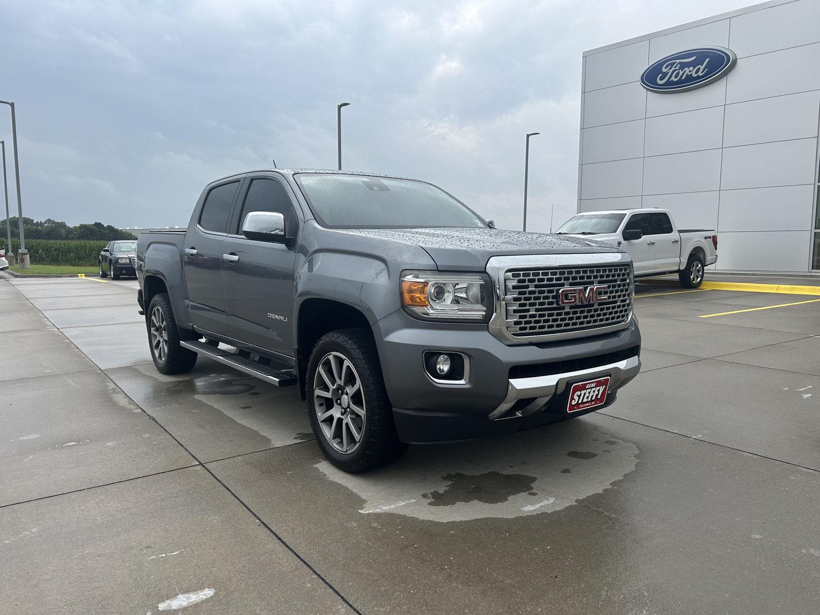 Gray (Satin Steel Metallic) 2019 GMC Canyon Pickup Truck Four-Wheel Drive 8-Speed Automatic