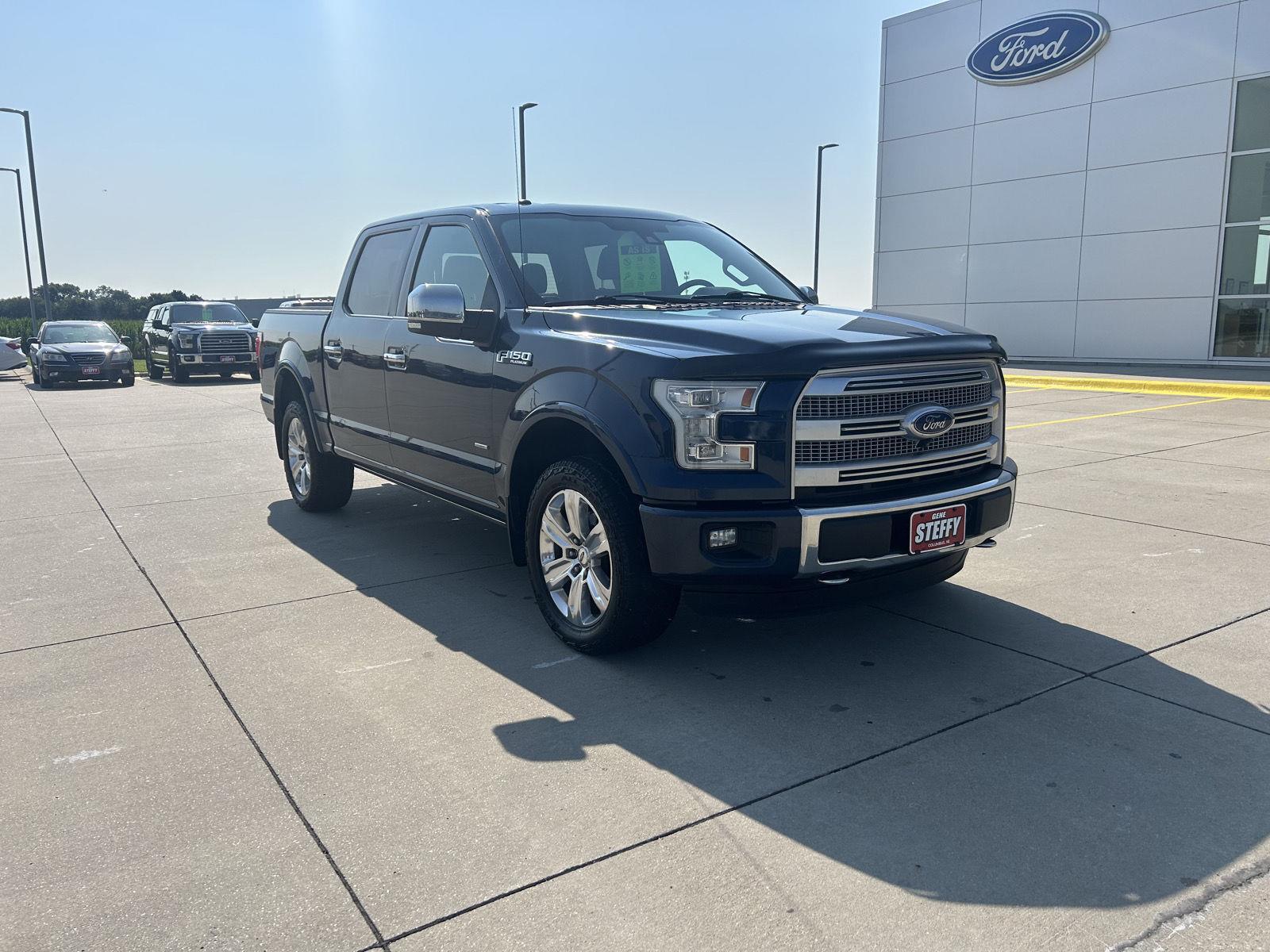 Blue Jeans Metallic 2015 Ford F-150 Pickup Truck Four-Wheel Drive 6-Speed Automatic