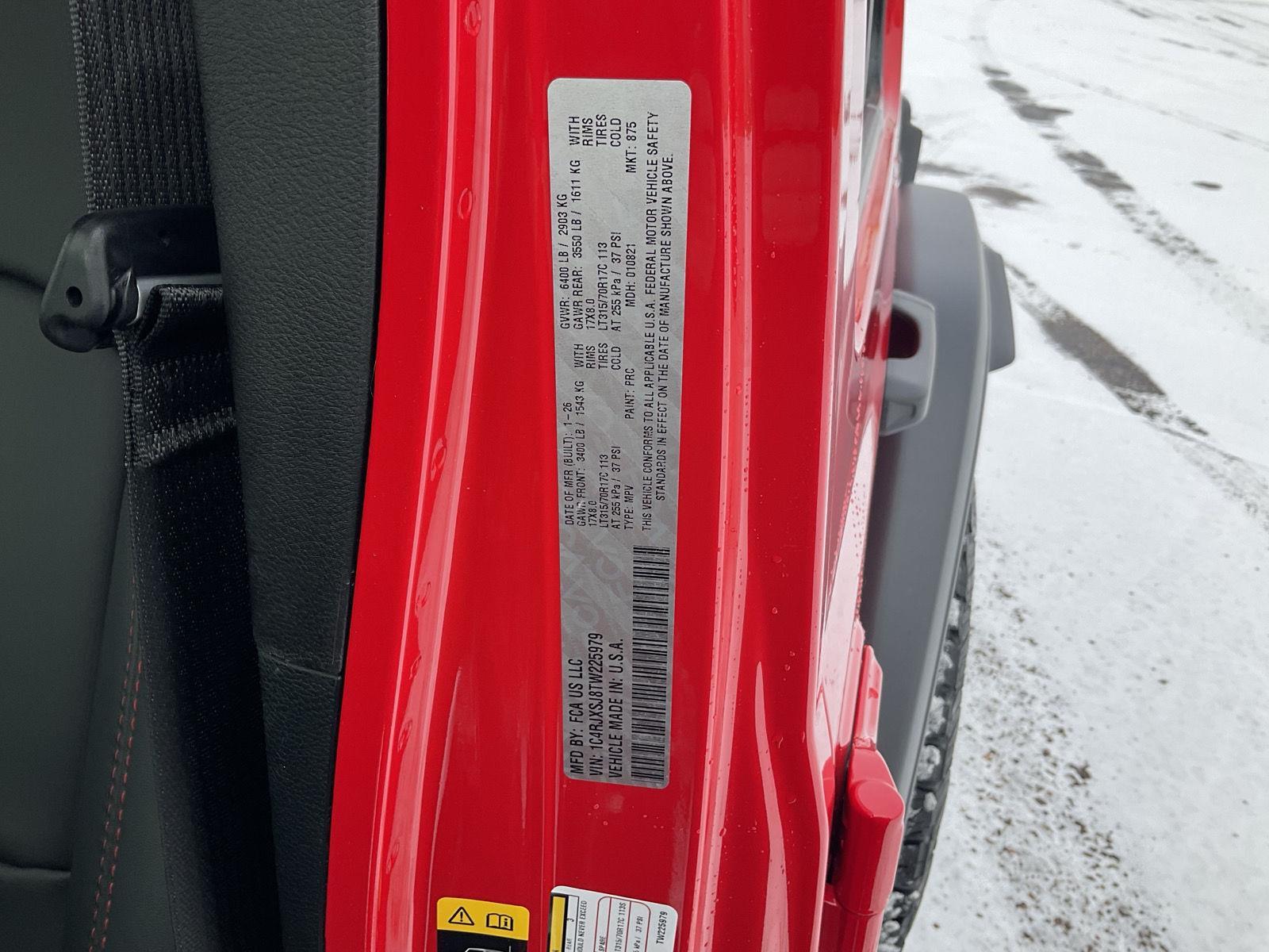 New 2026 Jeep Wrangler for sale in Grand Island NE