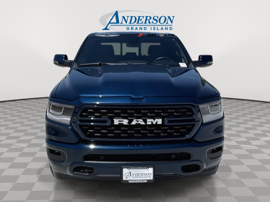 Patriot Blue Pearlcoat 2023 RAM 1500 Big Horn Crew Cab 4WD Pickup Truck Four-Wheel Drive 8-Speed Automatic