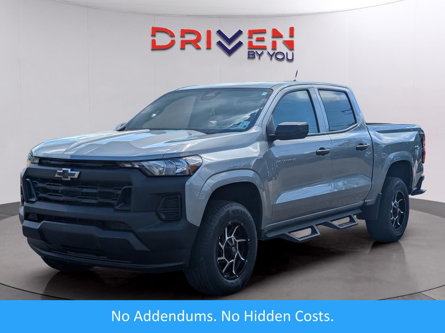 Sterling Gray Metallic 2025 Chevrolet Colorado Work Truck Crew Cab RWD Pickup Truck 4X2 8-Speed Automatic