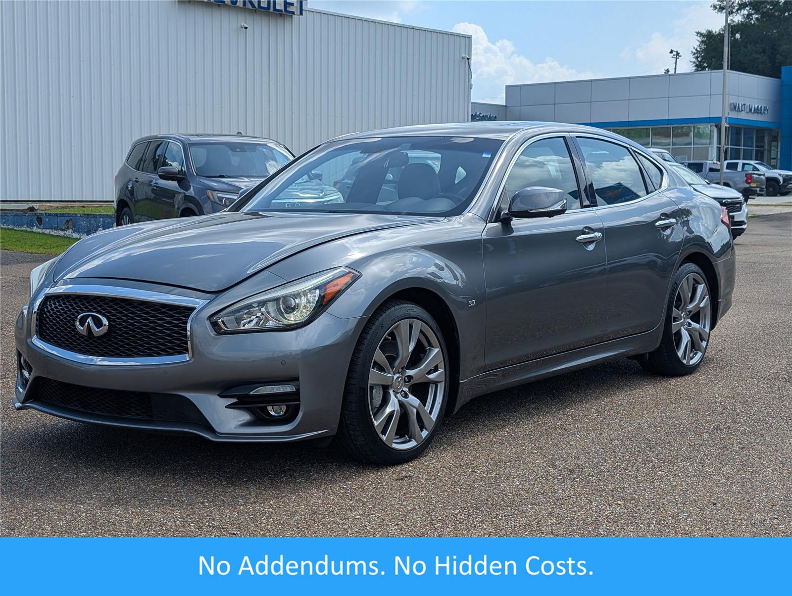Gray 2019 INFINITI Q70 Sedan Rear-Wheel Drive