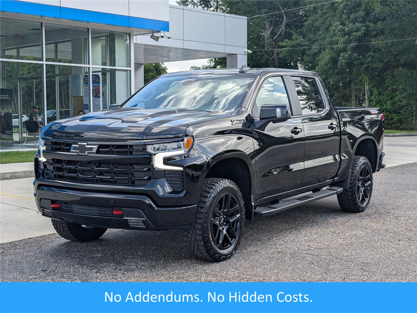 Black 2026 Chevrolet Silverado 1500 Pickup Truck Four-Wheel Drive Automatic