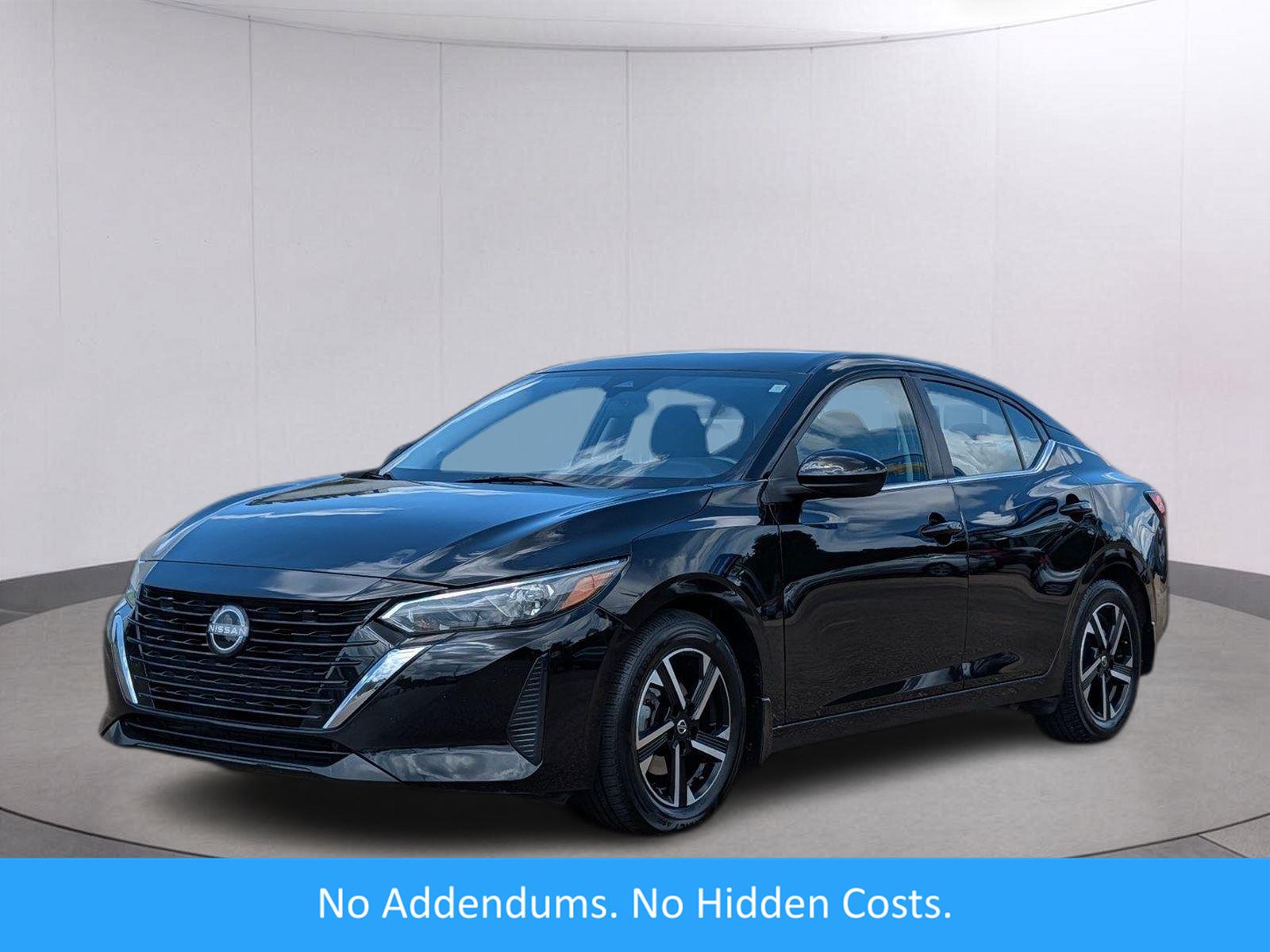 Super Black 2024 Nissan Sentra Sedan Front-Wheel Drive Continuously Variable Transmission