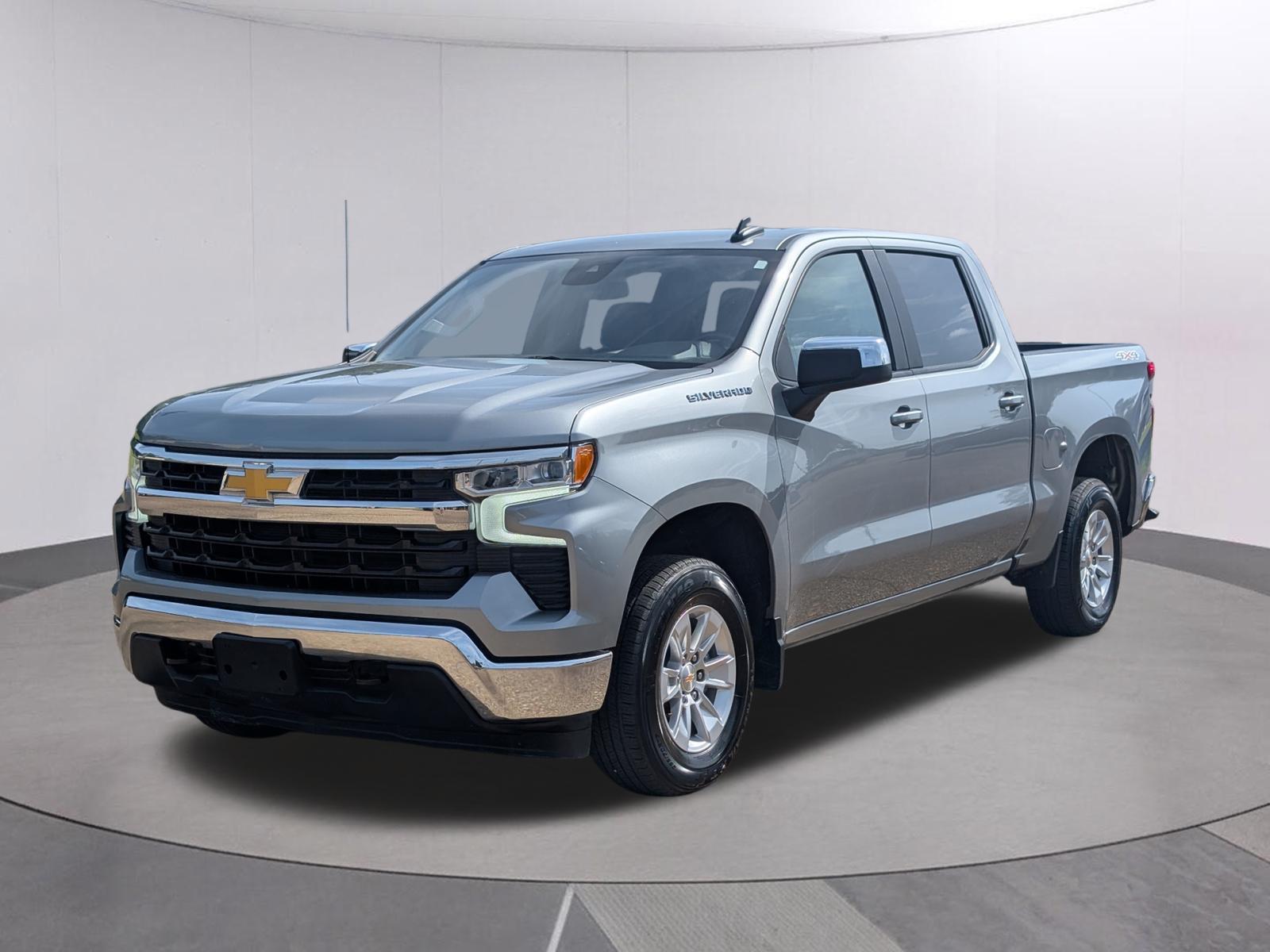 Sterling Gray Metallic 2025 Chevrolet Silverado 1500 Pickup Truck Four-Wheel Drive Automatic