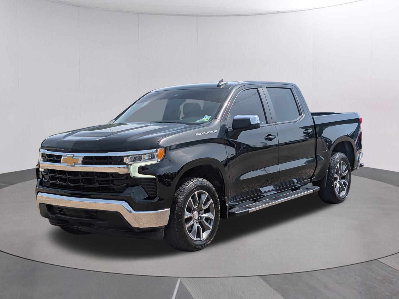 Black 2022 Chevrolet Silverado 1500 Pickup Truck 4X2 8-Speed Automatic
