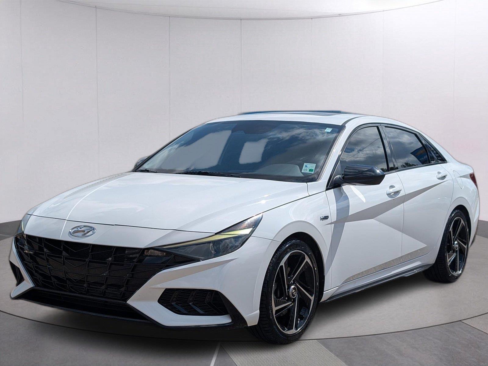 Lunar White 2023 Hyundai Elantra Sedan Front-Wheel Drive Automatic
