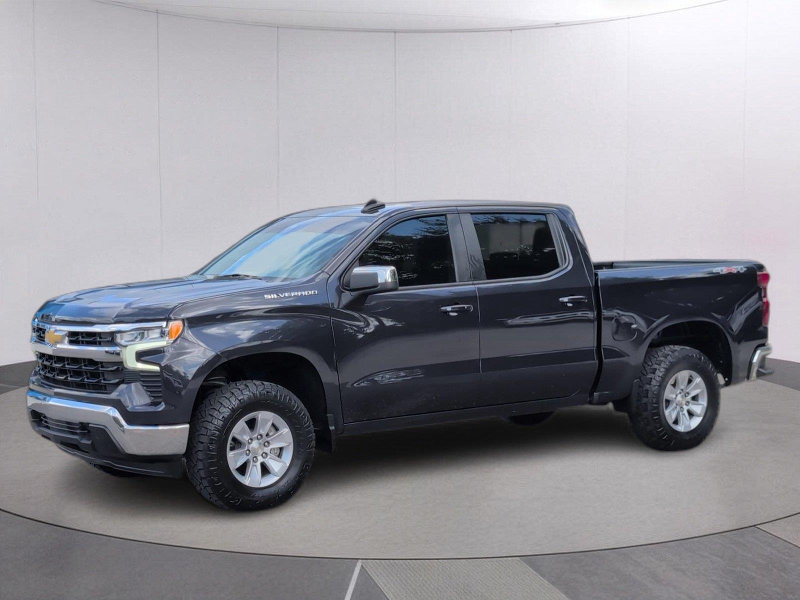 Dark Ash Metallic 2023 Chevrolet Silverado 1500 Pickup Truck Four-Wheel Drive 8-Speed Automatic