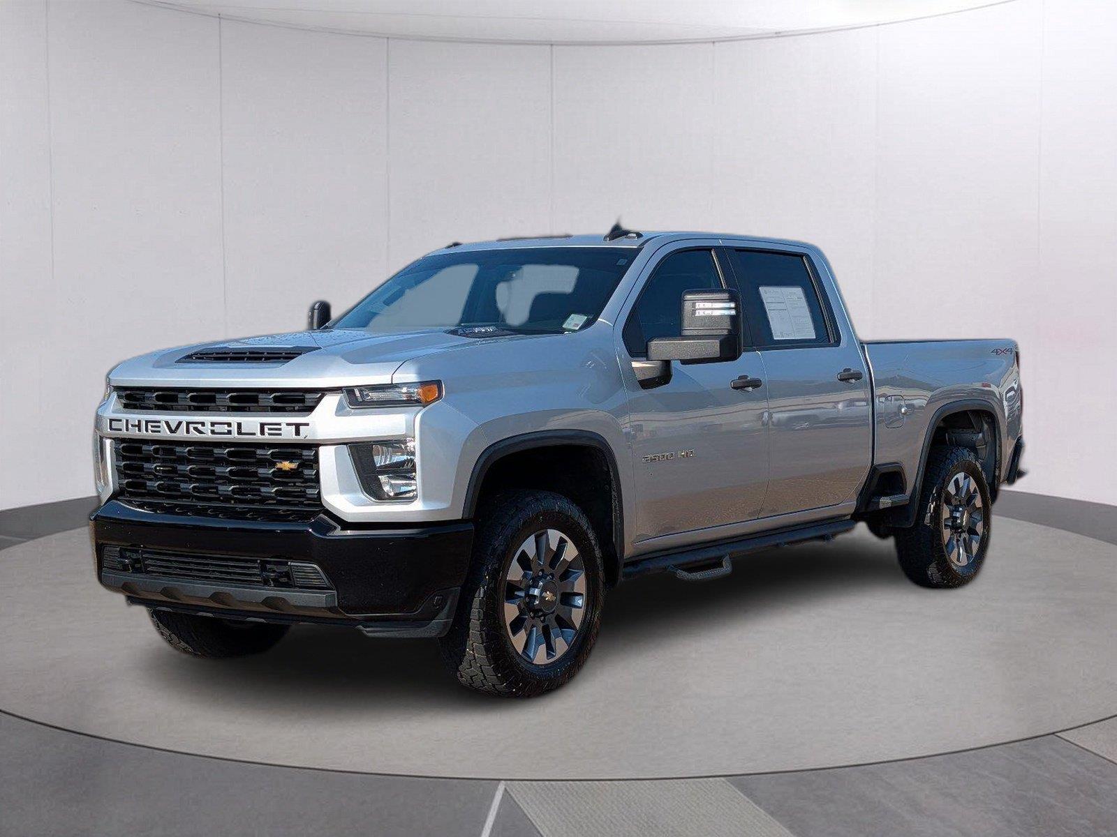 Silver Ice Metallic 2021 Chevrolet Silverado 2500HD Pickup Truck Four-Wheel Drive Automatic