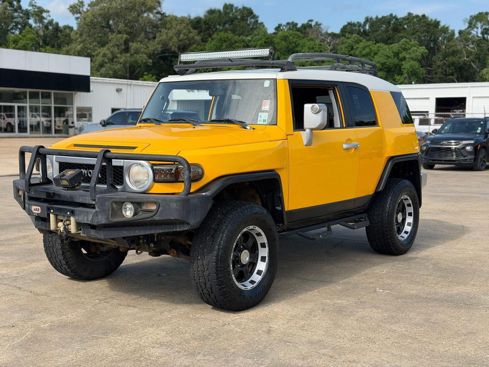Yellow 2007 Toyota FJ Cruiser 4WD SUV / Crossover Four-Wheel Drive