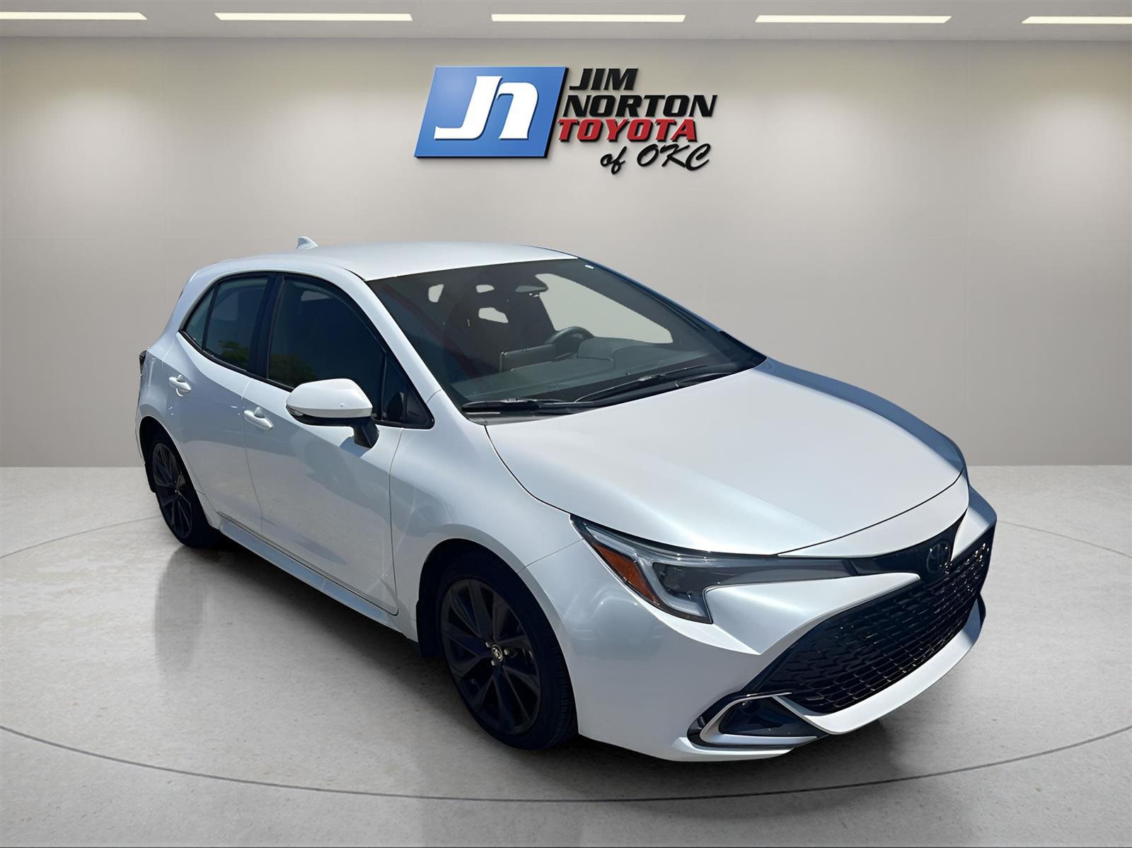 Used 2025 Toyota Corolla Hatchback XSE with VIN JTNC4MBE0S3238039 for sale in Oklahoma City, OK