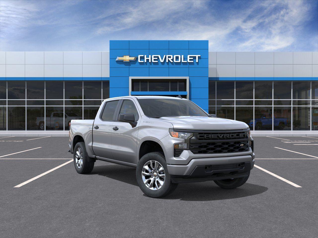 Sterling Gray Metallic 2026 Chevrolet Silverado 1500 Pickup Truck Four-Wheel Drive 8-Speed Automatic