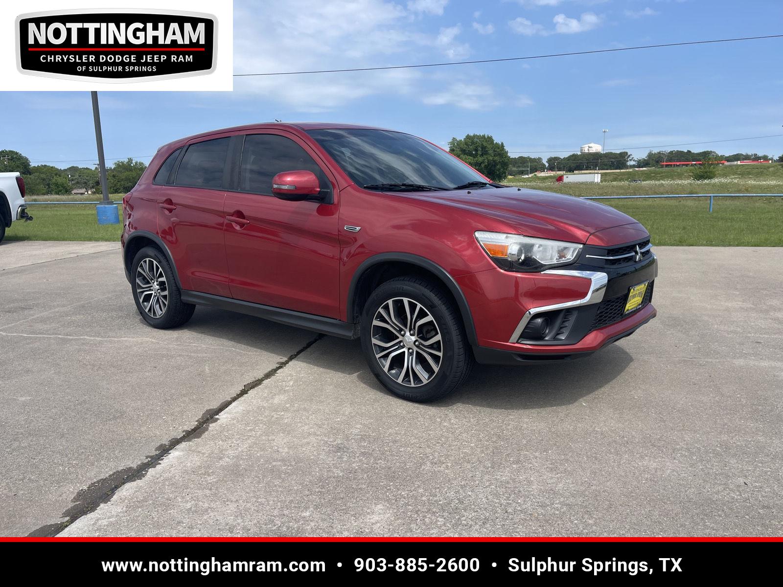 Rally Red Metallic 2018 Mitsubishi Outlander Sport ES SUV / Crossover Front-Wheel Drive Manual