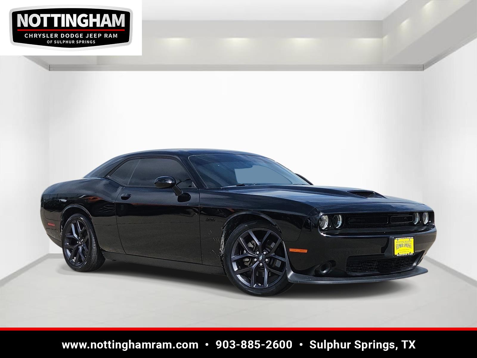 Pitch Black Clearcoat 2023 Dodge Challenger R/T RWD Coupe Rear-Wheel Drive 8-Speed Automatic