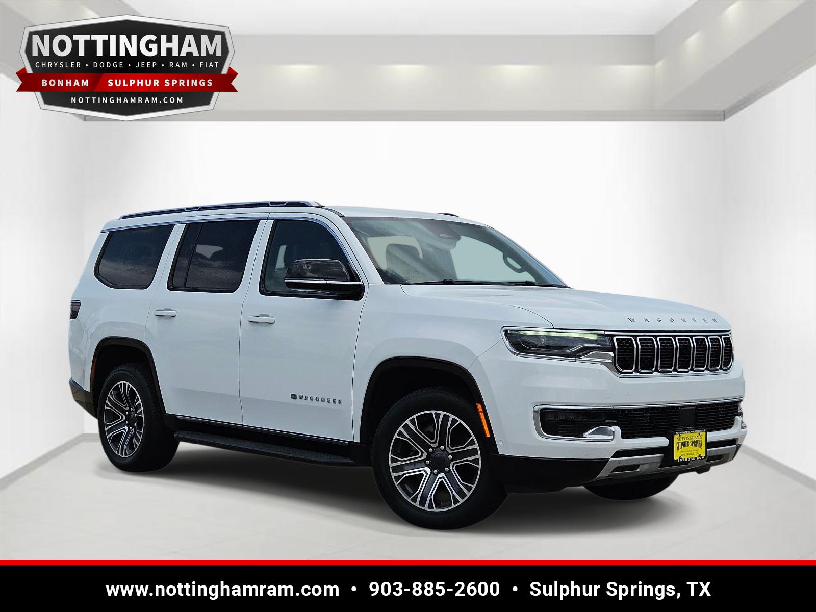 Bright White Clearcoat 2024 Jeep Wagoneer Series II 4WD SUV / Crossover Four-Wheel Drive 8-Speed Automatic