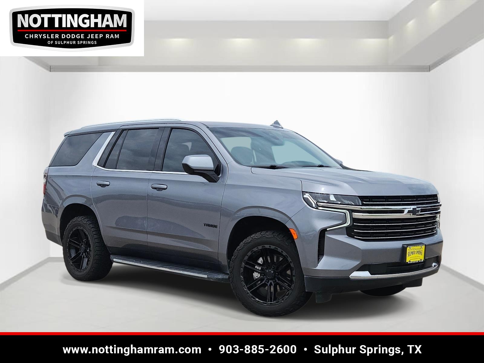 Gray (Satin Steel Metallic) 2021 Chevrolet Tahoe LT RWD SUV / Crossover 4X2 Automatic