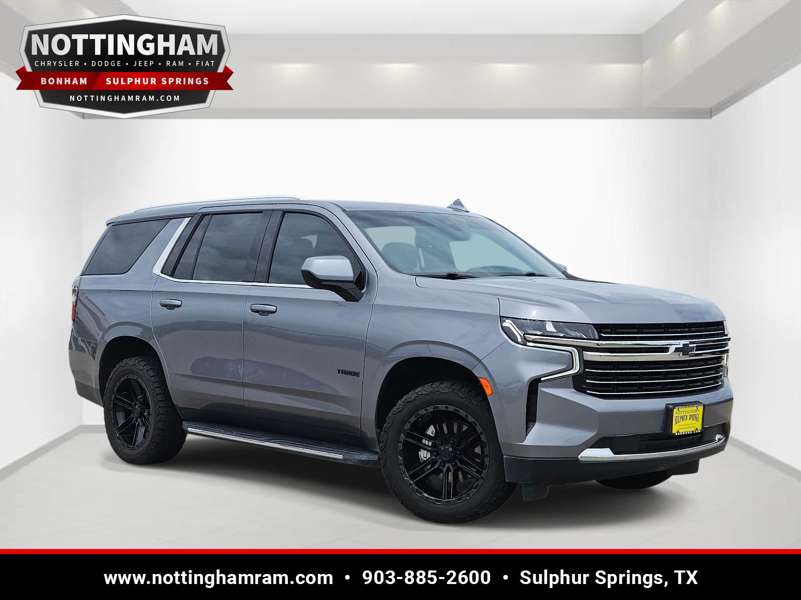 Gray (Satin Steel Metallic) 2021 Chevrolet Tahoe LT RWD SUV / Crossover 4X2 Automatic