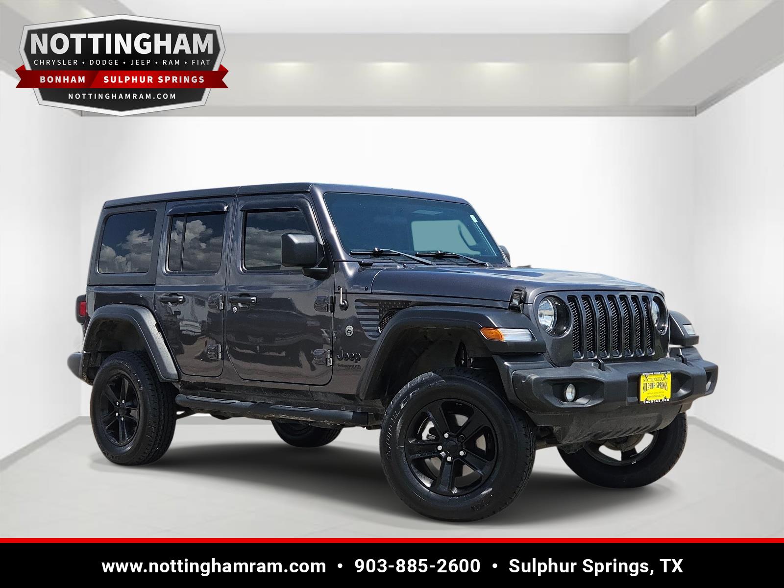 Gray (Granite Crystal Metallic Clearcoat) 2021 Jeep Wrangler Unlimited Sport Altitude 4WD SUV / Crossover Four-Wheel Drive 8-Speed Automatic