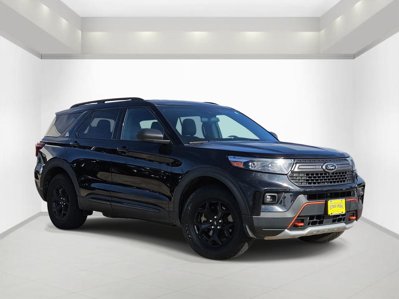 Agate Black Metallic 2022 Ford Explorer SUV / Crossover All-Wheel Drive Automatic