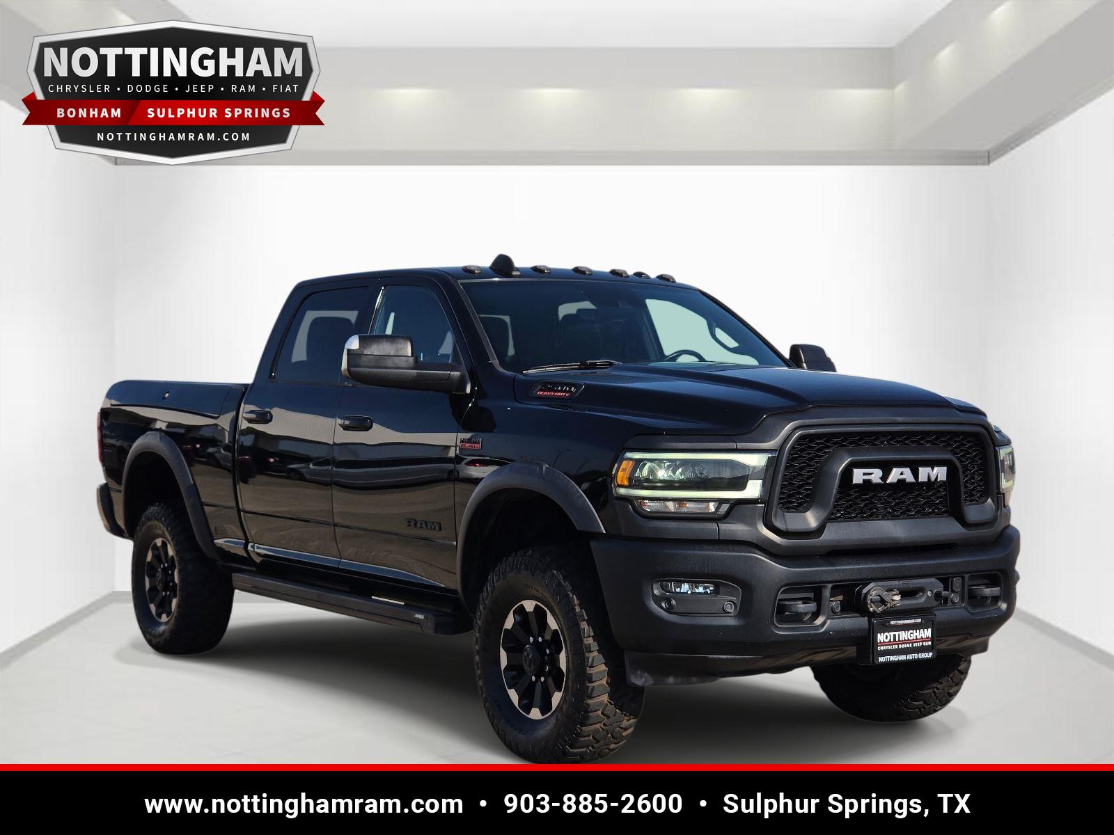 Diamond Black Crystal Pearlcoat 2019 RAM 2500 Pickup Truck Four-Wheel Drive 8-Speed Automatic